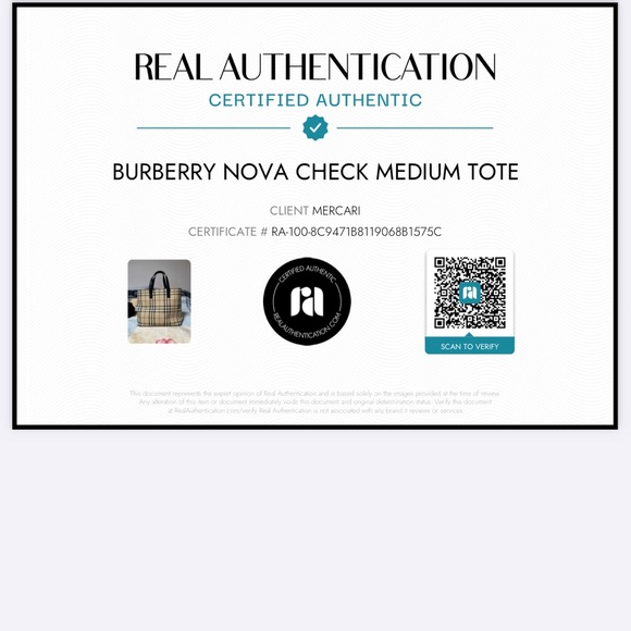 Authentic Burberry Nova check Medium Tote - Picture 10 of 10
